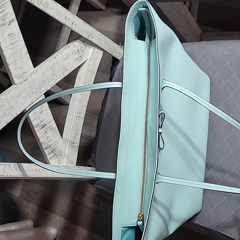 Kate Spade Large Margareta Sawyer Street Tote Baby Blue - Picture 5 of 11